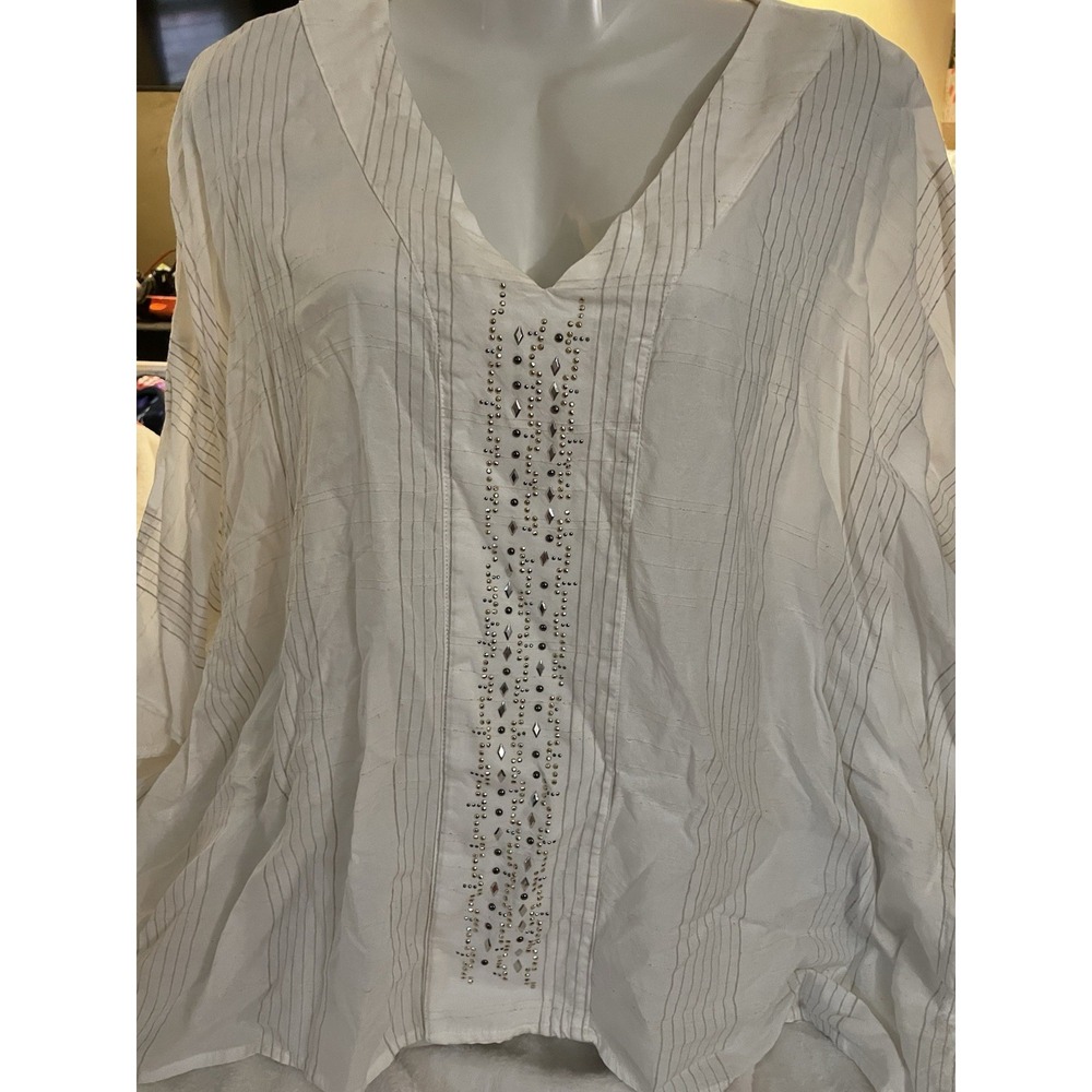 Forgotten Grace Small Medium Tunic White